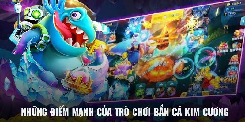 Ưu điểm vượt trội của trò chơi bắn cá kim cương tại cổng game U888